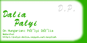 dalia palyi business card